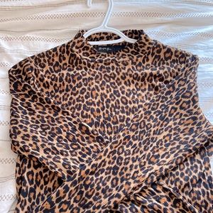leopard patterned long sleeve